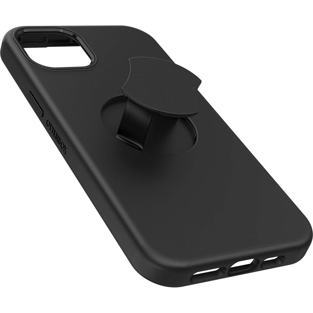 OtterBox Symmetry Series iPhone 15 Plus Drop-Proof Deksel med OtterGrip - MagSafe Kompatibelt - Svart