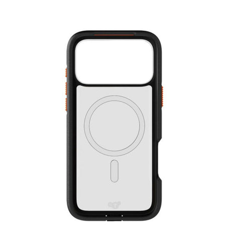 iPhone 17 Pro Max Tech21 EVO Pro Deksel med Stropp - MagSafe Kompatibel - Gjennomsiktig / Svart