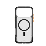 iPhone 17 Pro Max Tech21 EVO Pro Deksel med Stropp - MagSafe Kompatibel - Gjennomsiktig / Svart