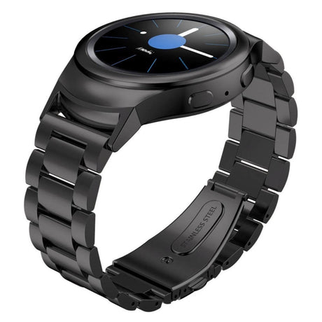 Samsung Gear S2 Stainless Steel Reim Incl. Connector - Svart