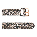 EIDERWOOD Universal (20mm) Smartklokke Silikonrem - Leopard
