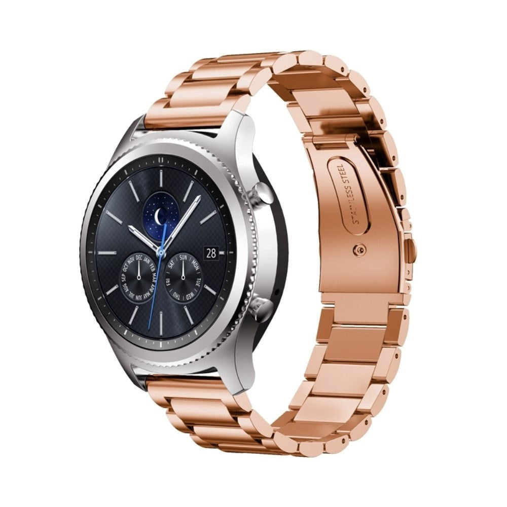 Universal Smartwatch Rustfritt Stål Reim (18mm) - Rose Gold