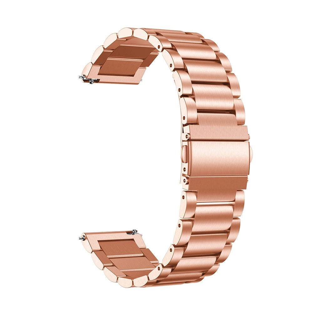 Universal Stainless Steel Smartklokke Reim (22mm) - Rose Gull