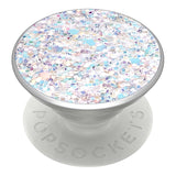 POPSOCKETS Premium PopGrip Hvit Glitter Avtagbart Grep med Holder Stativfunksjon