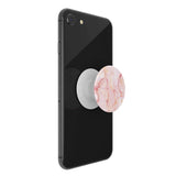 POPSOCKETS PopGrip Rose Marble Avtagbart Grep med Stativfunksjon