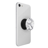 POPSOCKETS PopGrip Dove White Marble Avtagbart Grep med Stativfunksjon