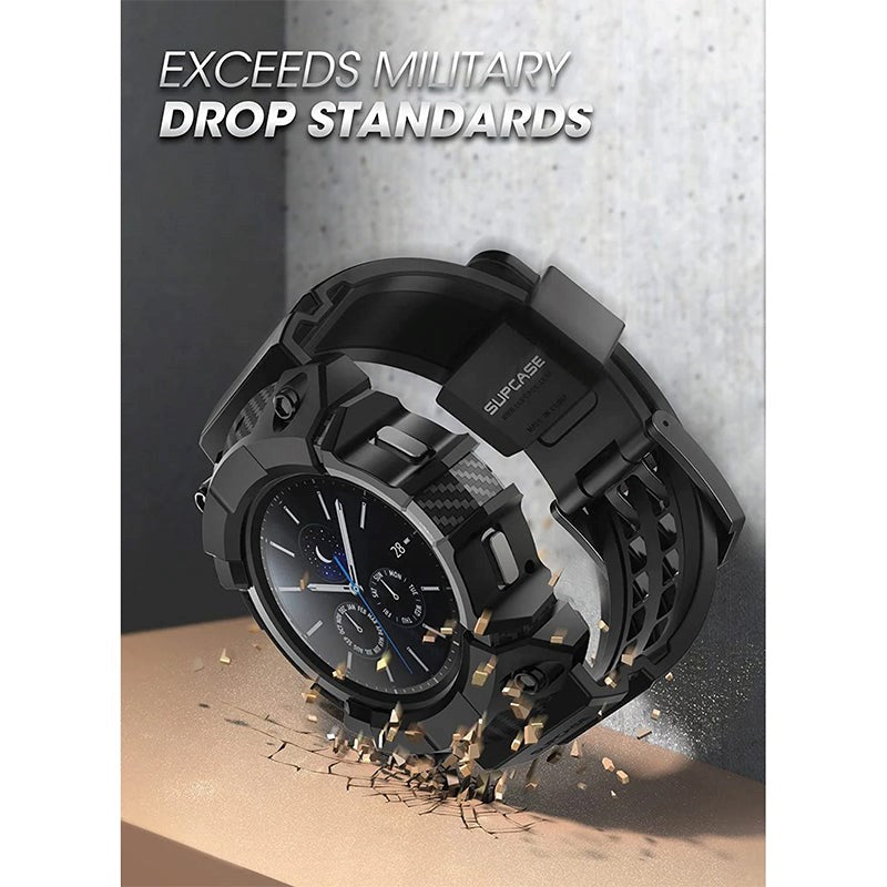 Supcase Unicorn Beetle Pro Samsung Galaxy Watch 4 Classic (46 mm) Deksel med Innebygd Stropp - Svart