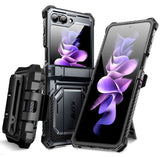 Samsung Galaxy Z Flip 5 i-Blason Armorbox Deksel - Håndverker Deksel m. Skjermbeskyttelse - Svart