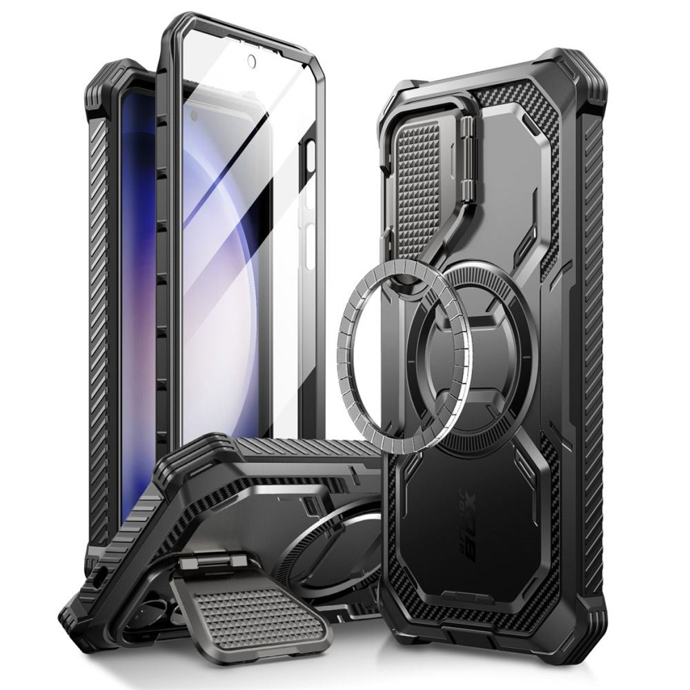 Supcase IBLSN Armorbox Samsung Galaxy S24 Mobildeksel - MagSafe-kompatibelt - Svart