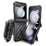 Samsung Galaxy Z Flip6 SUPCASE Unicorn Beetle Pro Deksel med Skjermbeskytter Svart