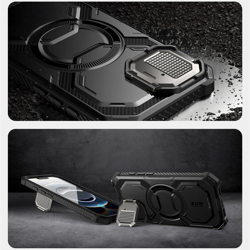 Supcase IBLSN Armorbox iPhone 17e / 16e Deksel - MagSafe Kompatibel - Svart