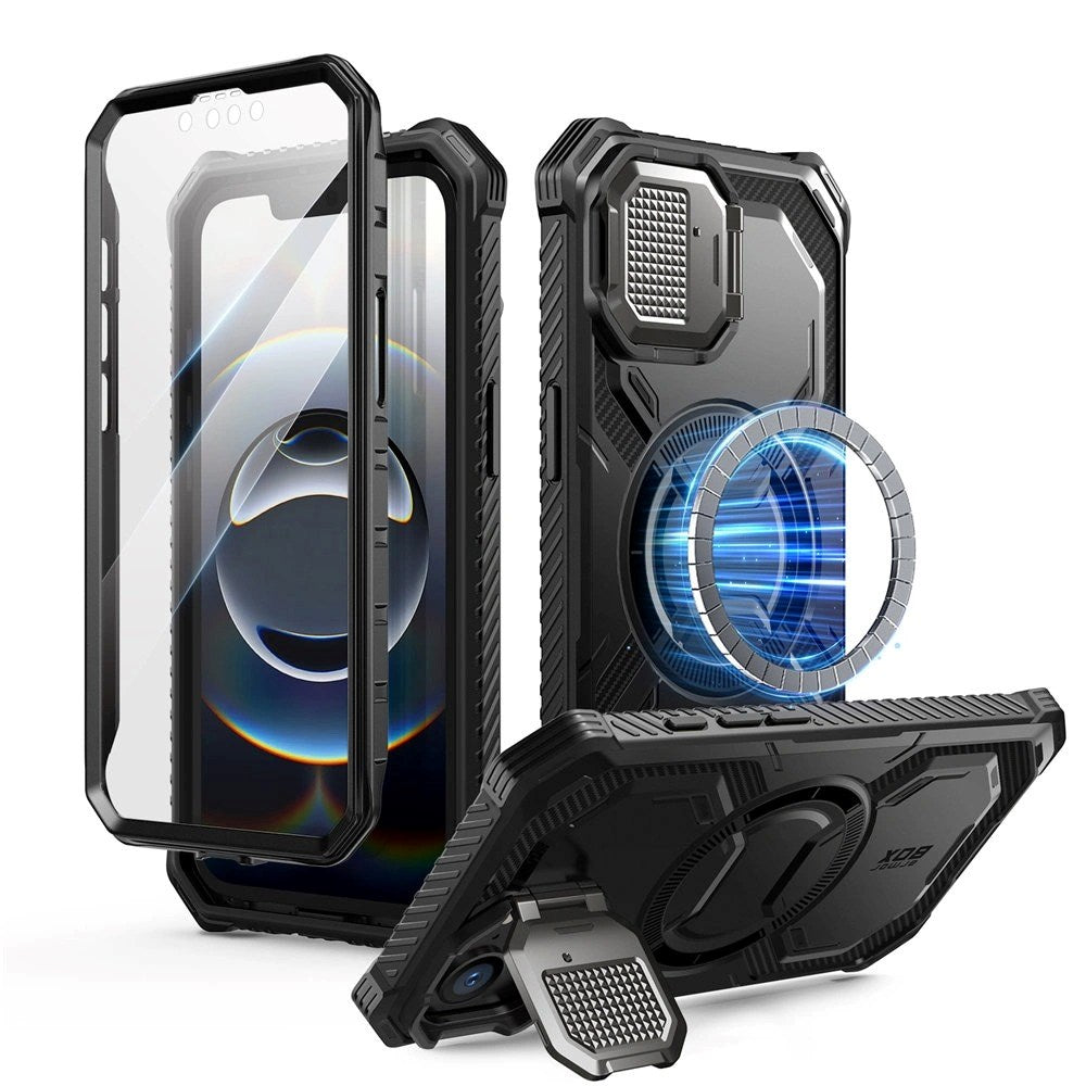 Supcase IBLSN Armorbox iPhone 17e / 16e Deksel - MagSafe Kompatibel - Svart