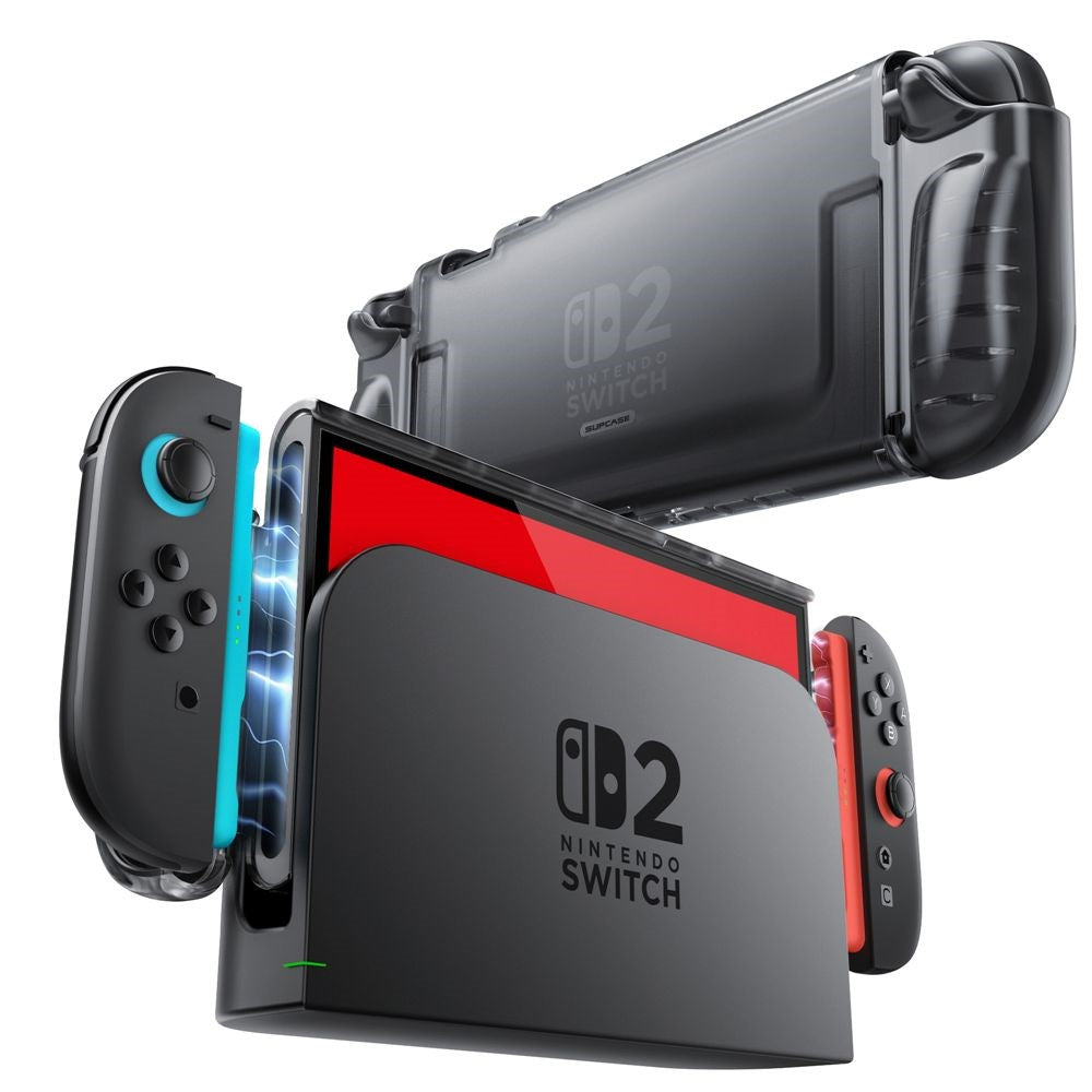 Nintendo Switch 2 SUPCASE Plast Deksel – Svart – INCOVER.NO