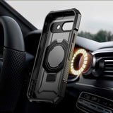 Supcase Unicorn Beetle Grip Google Pixel 9a Deksel - MagSafe Kompatibel - Gjennomsiktig / Svart