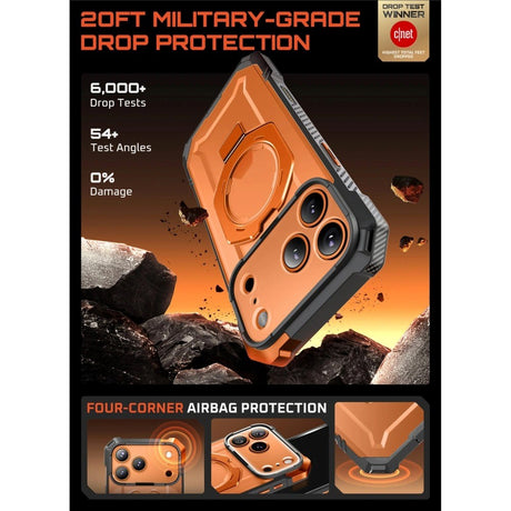 Supcase Unicorn Beetle iPhone 17 Pro Deksel – Magsafe - Orange