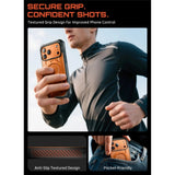 iPhone 17 Pro SUPCASE UB GRIB PRO MAG Deksel m. Skjermbeskytter - MagSafe Kompatibel - Gjennomsiktig / Oransje