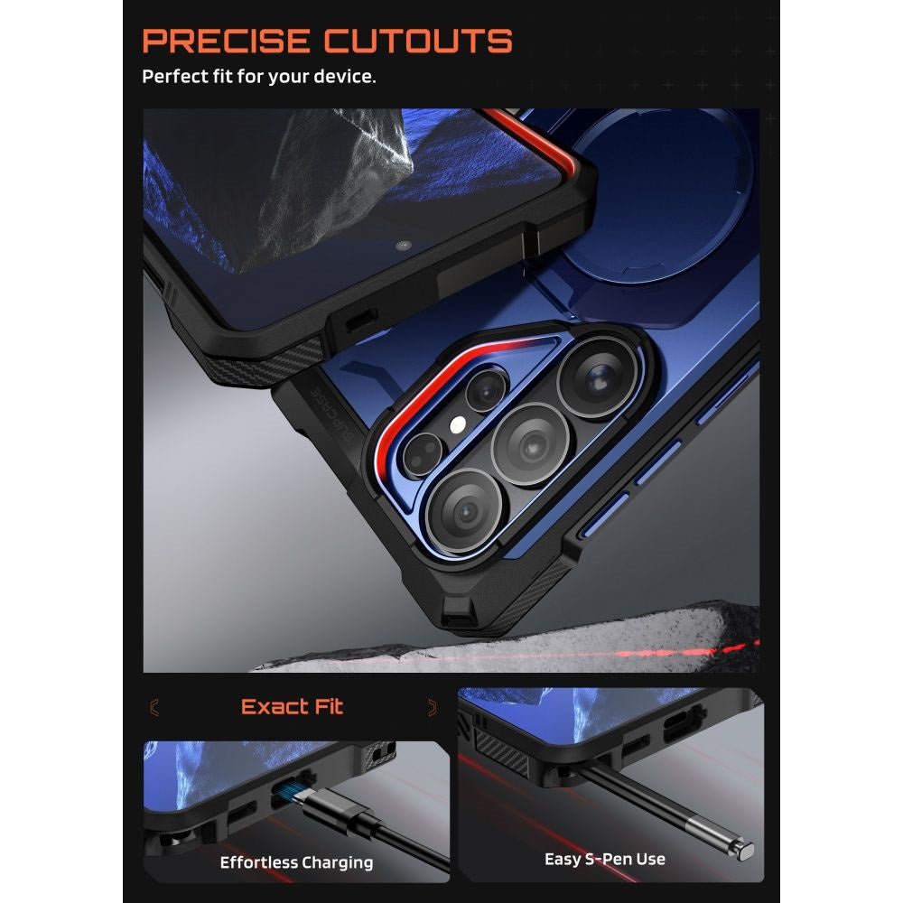 Samsung Galaxy S26 Ultra SUPCASE UB Grip Mag Deksel - MagSafe Kompatibel - Blå