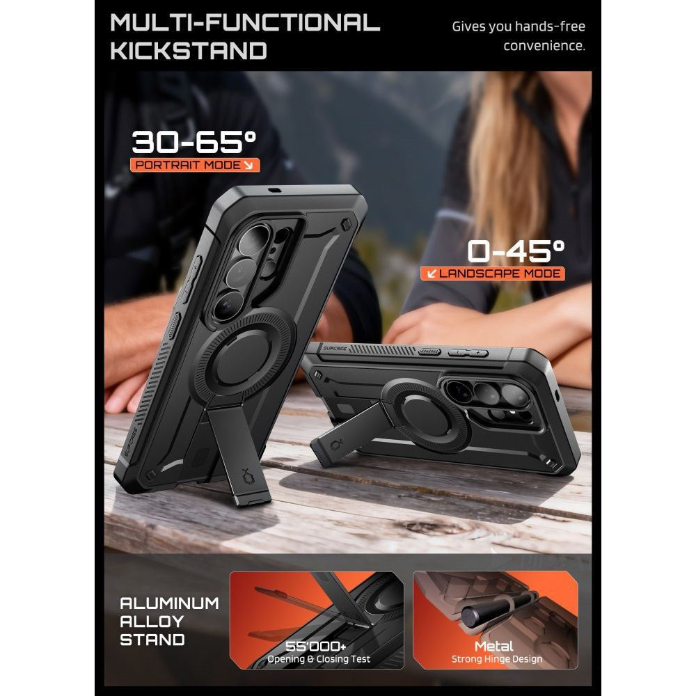 Samsung Galaxy S26 Ultra SUPCASE Unicorn Beetle Pro Mag Deksel m. 2x Front Ramme - MagSafe Kompatibel - Svart