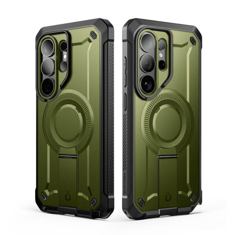 Samsung Galaxy S26 Ultra SUPCASE Unicorn Beetle Pro Mag Deksel m. 2x Front Ramme - MagSafe Kompatibel - Grønn