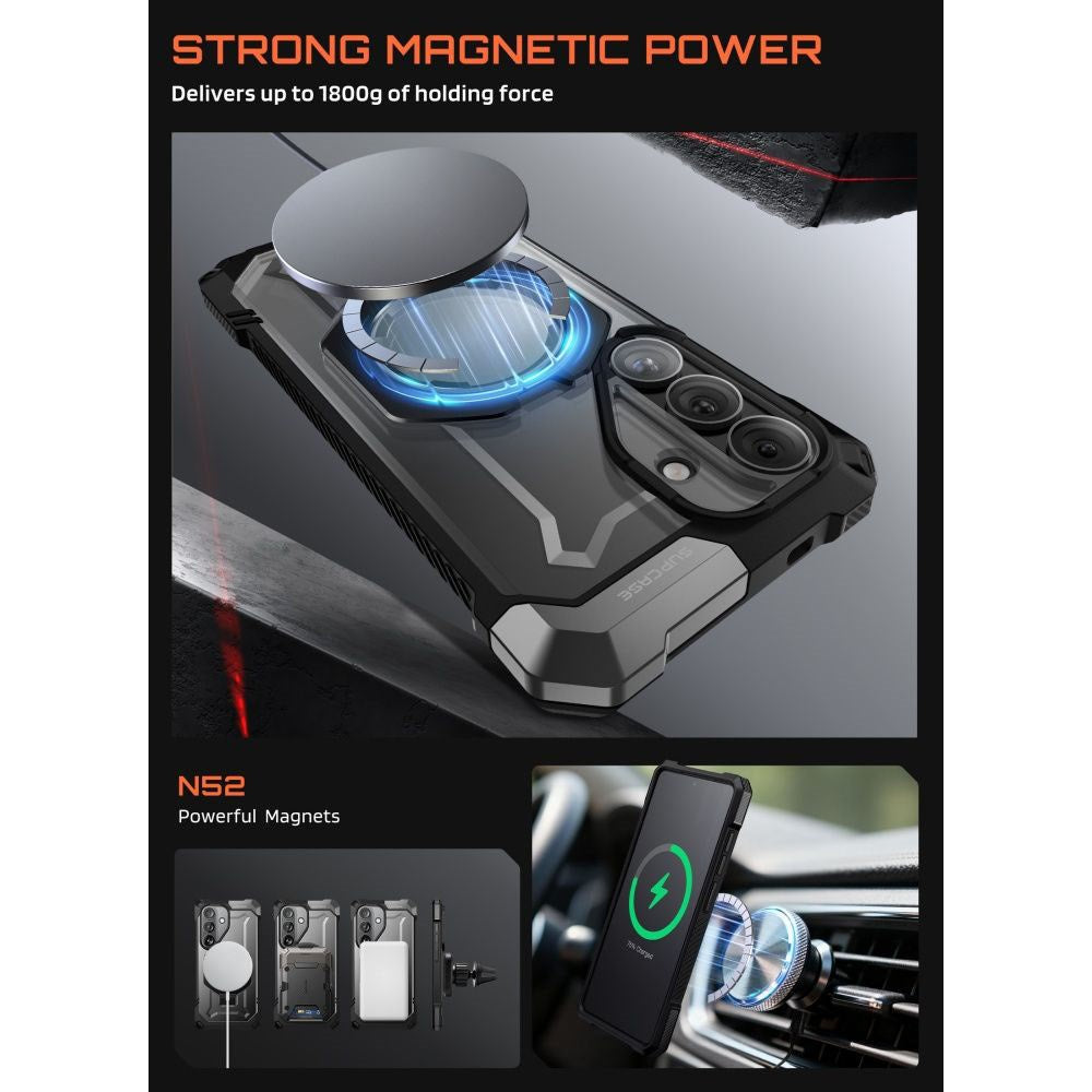 Samsung Galaxy S26 SUPCASE UB Grip Mag Deksel - MagSafe Kompatibel - Svart