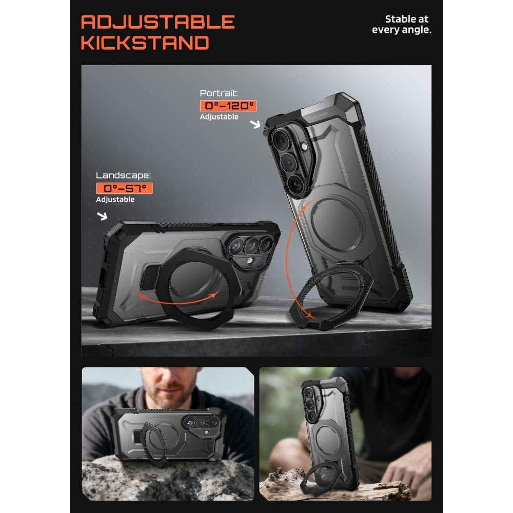 Samsung Galaxy S26 SUPCASE UB Grip Mag Deksel - MagSafe Kompatibel - Svart