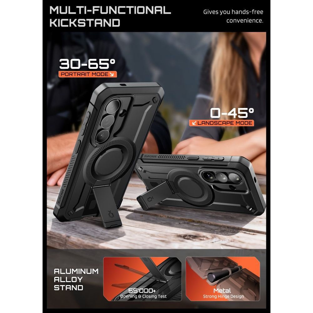 Samsung Galaxy S26 SUPCASE Unicorn Beetle Pro Mag Deksel m. 2x Front Ramme - MagSafe Kompatibel - Svart