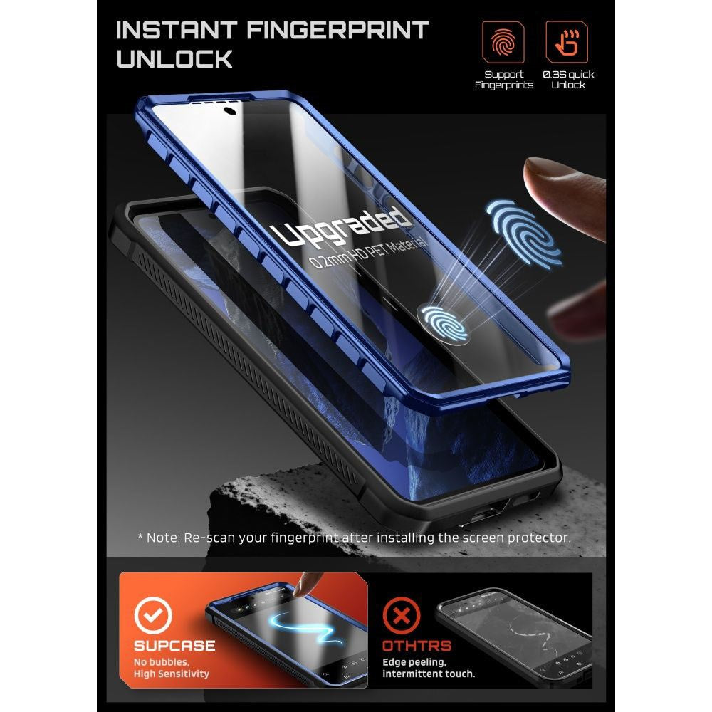Samsung Galaxy S26 SUPCASE Unicorn Beetle Pro Mag Deksel m. 2x Front Ramme - MagSafe Kompatibel - Blå