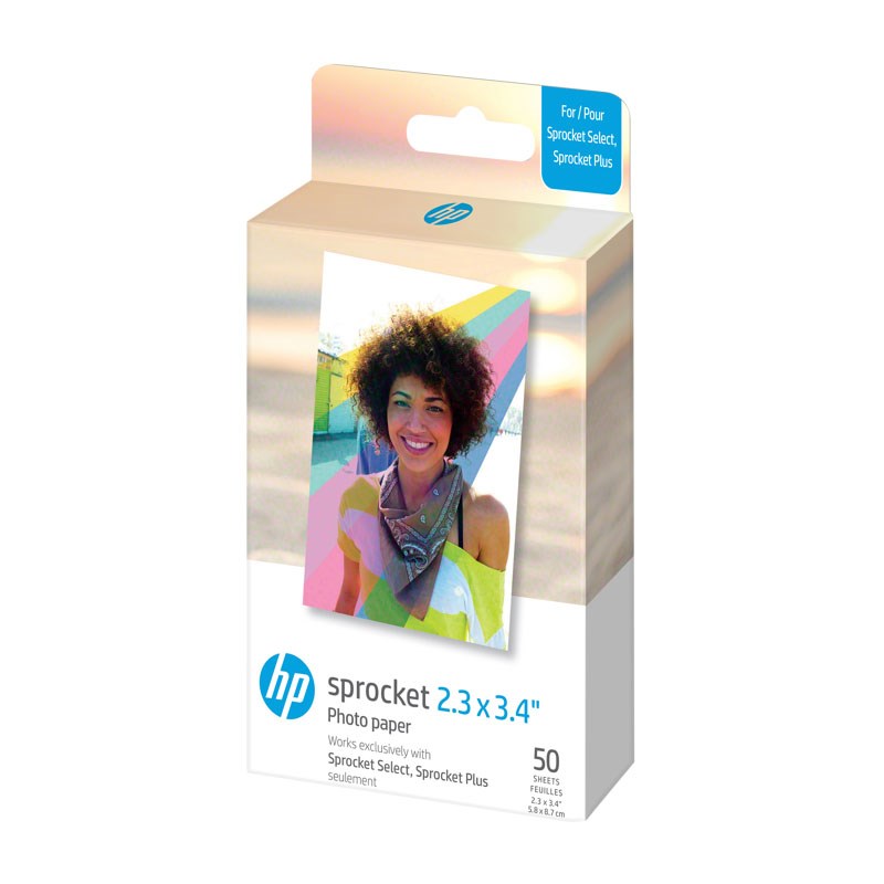 HP Sprocket Select / Spocket Plus Fotopapir 5,8 x 8,7 cm - 50 stk.