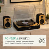 House of Marley Uplift Bookshelf Bluetooth Høyttaler - Svart / Lys Bambus