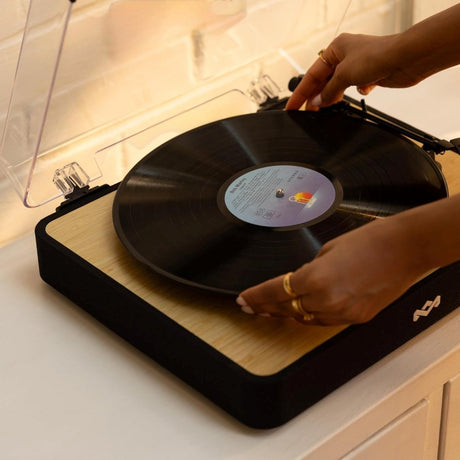 House of Marley Revolution Platespiller - Svart / Lys Bambus
