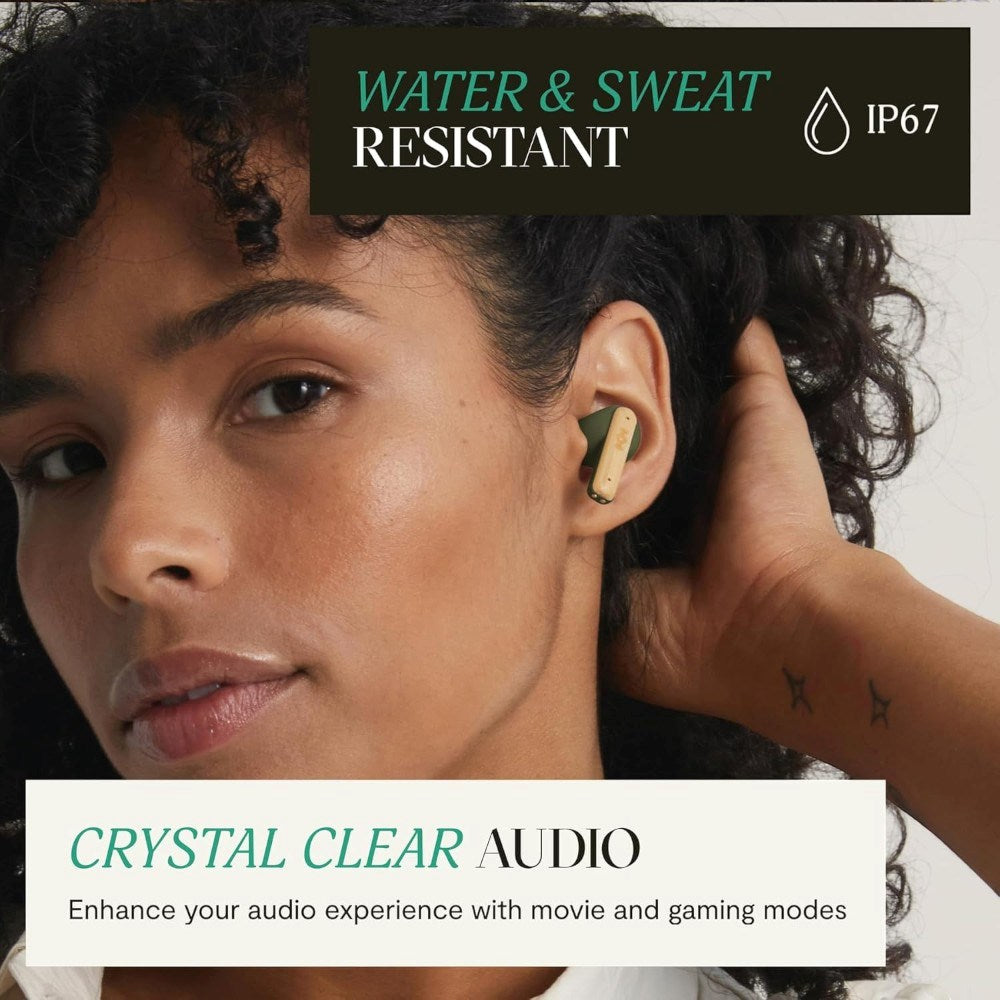 House of Marley Little Bird True Wireless In-Ear Hodetelefoner - Grønn