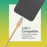 House of Marley Smile Jamaica USB-C In-Ear Hodetelefoner - Kopper