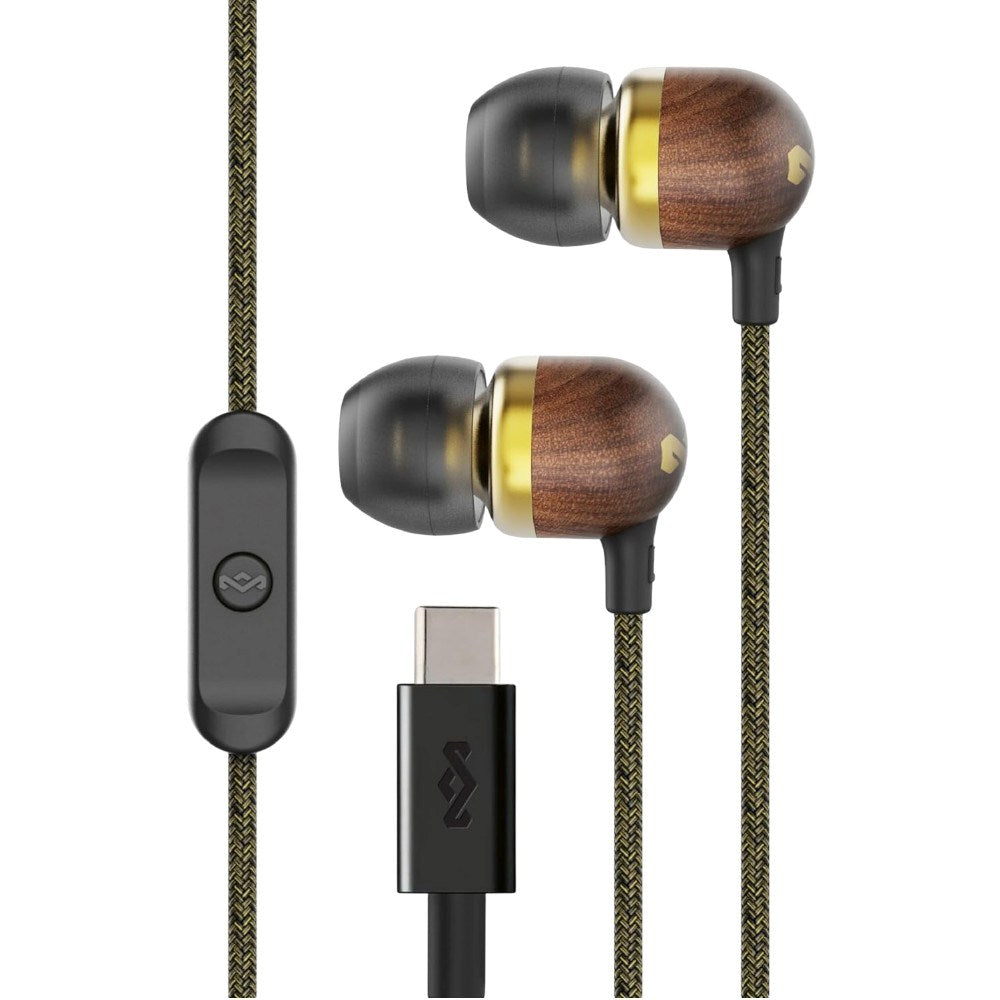 House of Marley Smile Jamaica USB-C In-Ear Hodetelefoner - Brass