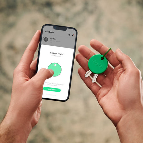 Chipolo POP Bluetooth GPS Tracker - Kompatibel med Apple Find My & Google's Find My Device - Grønn