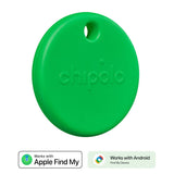 Chipolo POP Bluetooth GPS Tracker - Kompatibel med Apple Find My & Google's Find My Device - Grønn