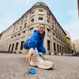 Chipolo POP Bluetooth GPS Tracker - Kompatibel med Apple Find My & Google's Find My Device - Blå