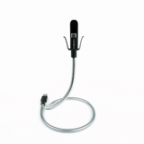 Fuse Chicken Frittstående USB-C-Kabel med Holdefunksjon - inkl. 2 x Klips - 0,6m - Sølv