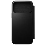 iPhone 18 Pro Max Nomad Modern Leather Folio Case - MagSafe Kompatibel - Black
