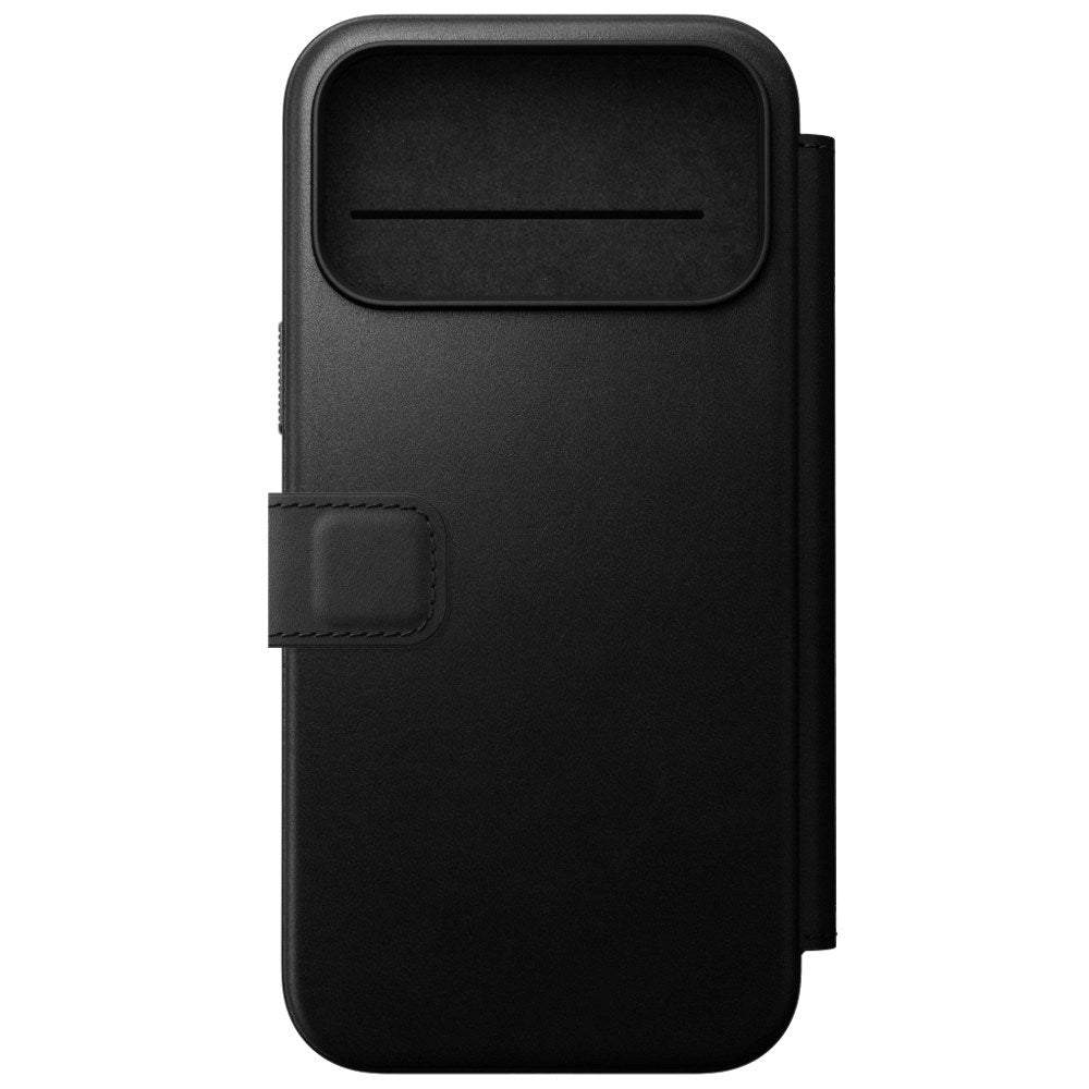 iPhone 18 Pro Nomad Modern Leather Folio Case - MagSafe Kompatibel - Black