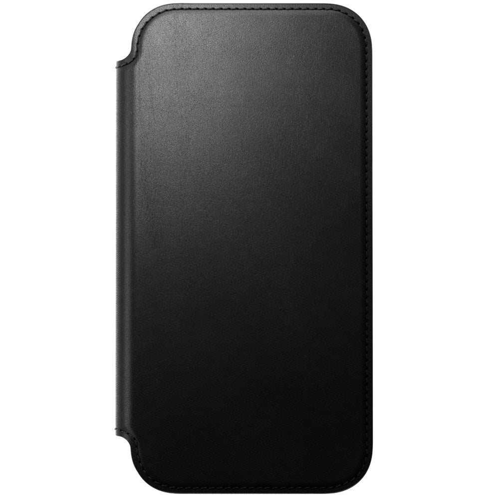 iPhone 18 Pro Nomad Modern Leather Folio Case - MagSafe Kompatibel - Black