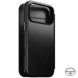 iPhone 18 Pro Max Nomad Modern Horween Leather Folio Case - MagSafe Kompatibel - Black