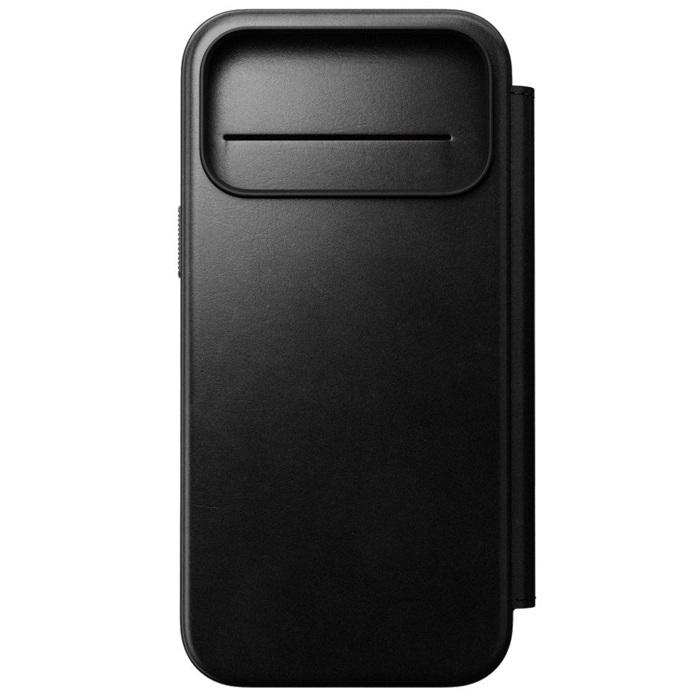 iPhone 18 Pro Max Nomad Modern Horween Leather Folio Case - MagSafe Kompatibel - Black