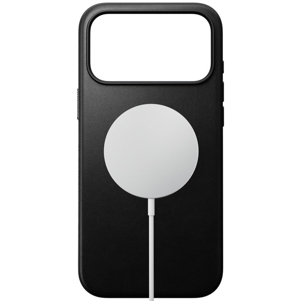 iPhone 18 Pro Nomad Modern Leather Case - MagSafe Kompatibel - Black