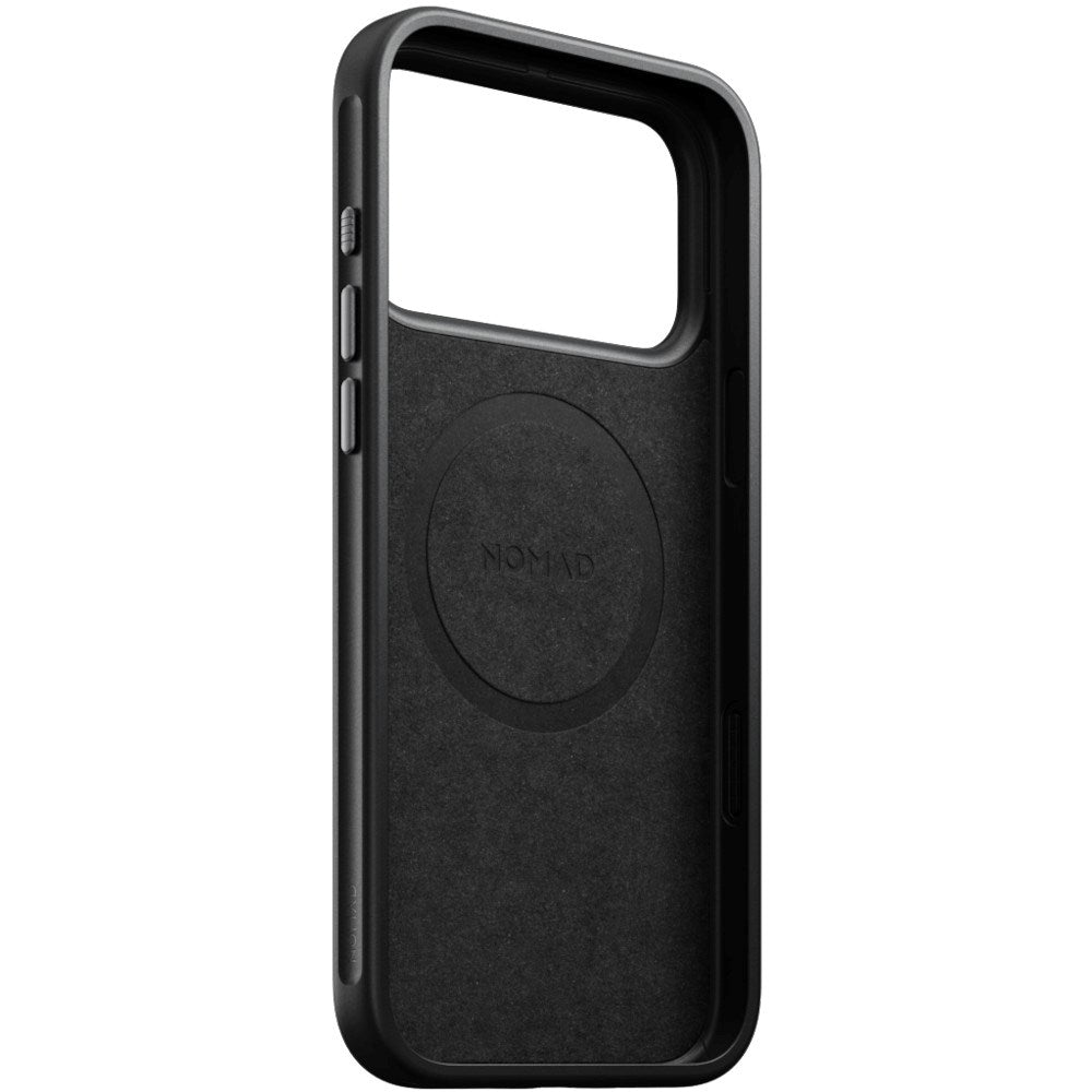 iPhone 18 Pro Max Nomad Modern Leather Case - MagSafe Kompatibel - Black