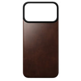 iPhone 18 Pro Nomad Magnetic Horween Leather Back Case - MagSafe Kompatibel - Rustic Brown