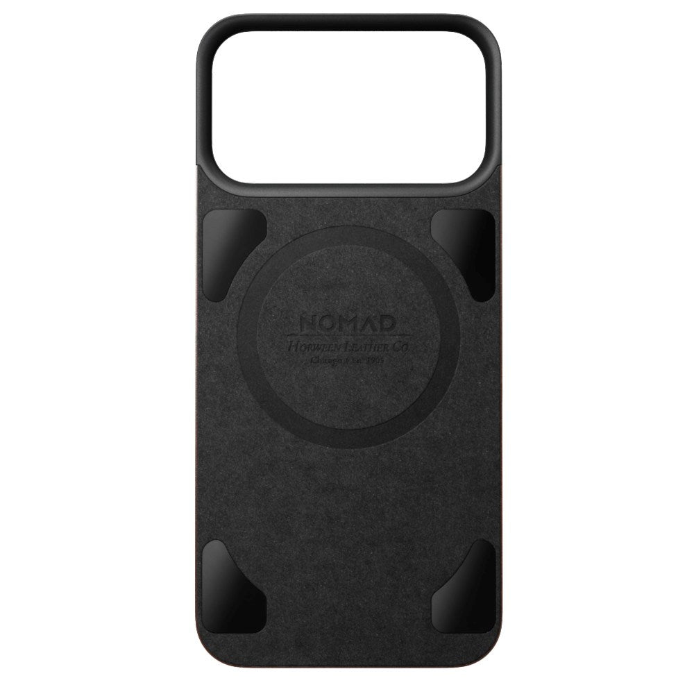 iPhone 18 Pro Nomad Magnetic Horween Leather Back Case - MagSafe Kompatibel - Rustic Brown