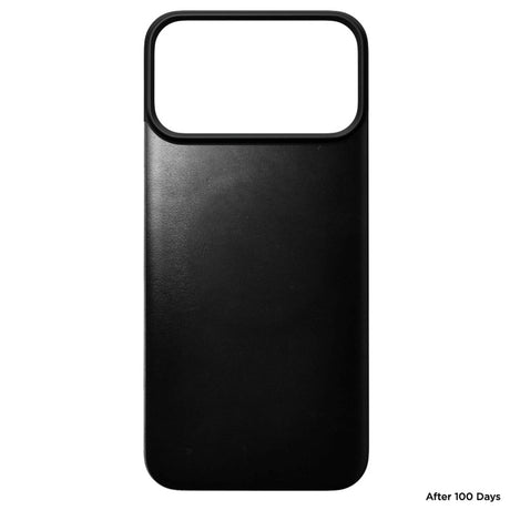 iPhone 18 Pro Max / 17 Pro Max Nomad Magnetic Horween Leather Back Case - MagSafe Kompatibel - Black