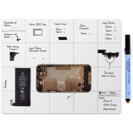 iFixit Pro Magnetisk Skrivematte/Whiteboard (20 X 25 Cm)