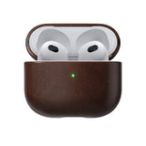 AirPods (3. gen.) Nomad Modern Horween Leather Deksel - Brun