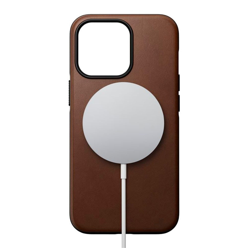 iPhone 13 Pro Modern Nomad Horween Leather Deksel - MagSafe Kompatibel - Brun